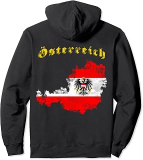 Vintage Austrian Flag Austria Osterreich Pullover Hoodie