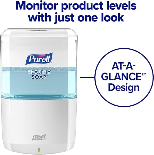 Miniatura 6 de PURELL ES8 Dispensador automático de jabón de manos, blanco, para repuestos de jabón PURELL ES8 de 40.6 fl oz (paquete de 1) - 7730-01 - Fabricado