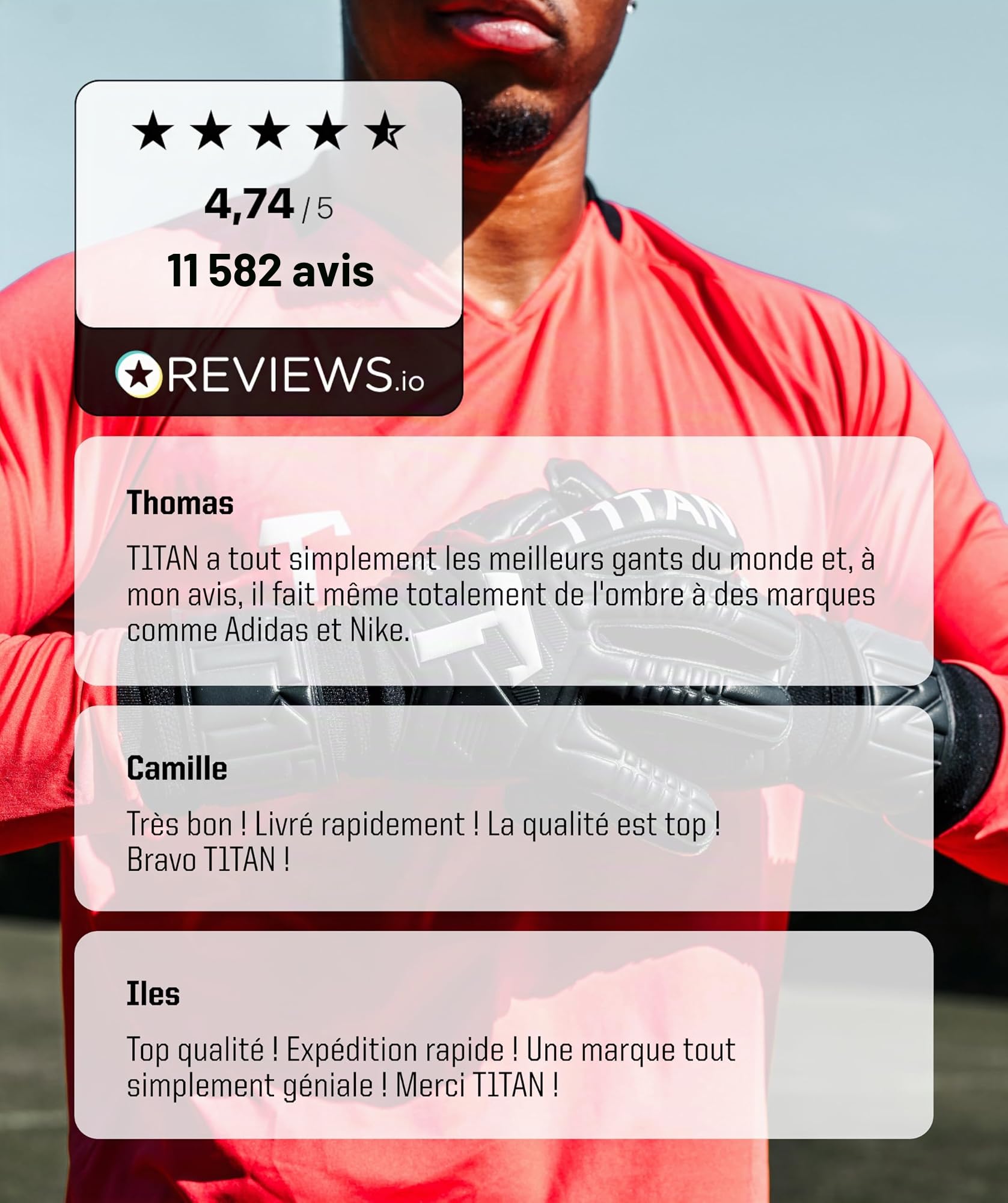 T1TAN Classic Black-Out Gants de Gardien d'entraînement pour Adultes, avec Protection des Doigts, Taille 6-11, Gardien de But de Football