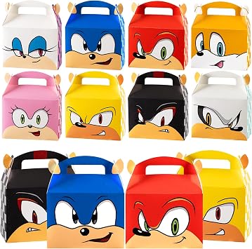 Birthday Party Supplies,16Pcs Gift Boxes,Game Party favors,Best for Fill Up the Birthday Gift Bags8 Style