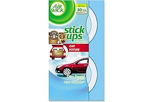 A Superior Scented Driving Experience: Air Wick Stick Ups Car Air Freshener, Crisp Breeze