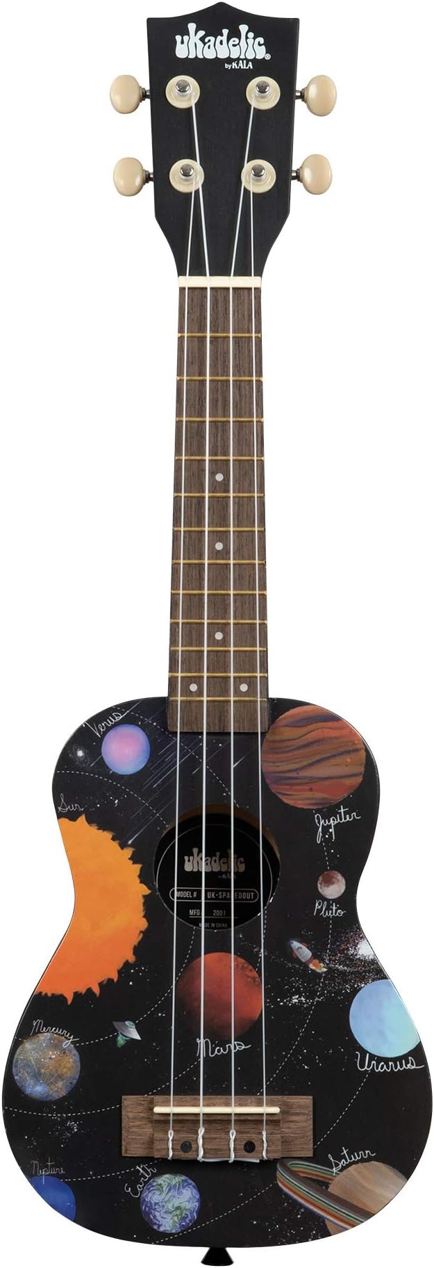 UK-SPACEDOUT Ukadelic Spaced Out Soprano Ukulele