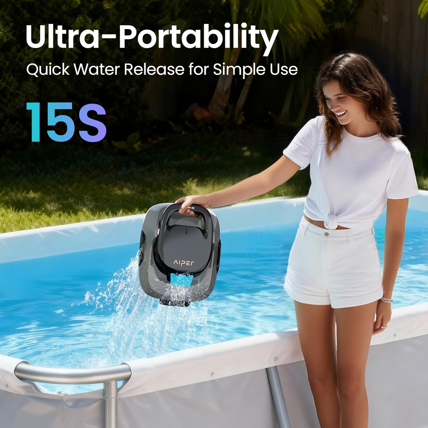 AIPER Scuba SE Ultra-Portability and Quick Water Release