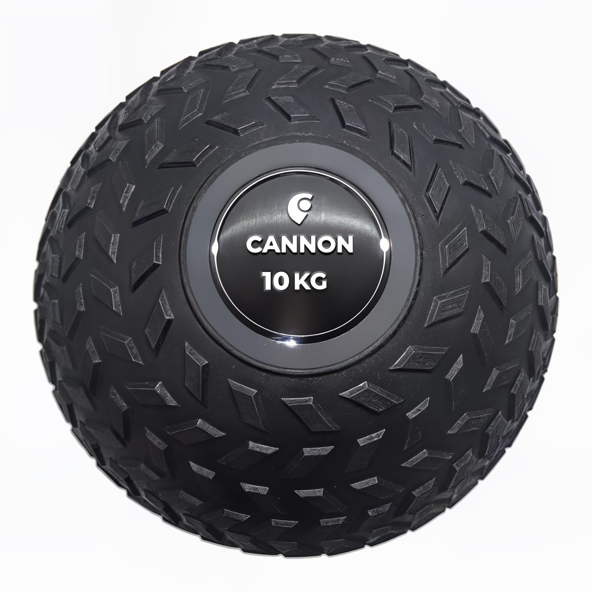 CANNON Slam Ball – Balón Medicinal Antideslizante 2-10 kg | Sin Rebote, Relieve para Mayor Agarre | Entrenamiento de Fuerza, Resistencia y Cardio