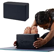 Gaiam Yoga Block - Supportive Latex-Free Eva Foam - Soft Non-Slip Surface with Beveled Edges for Yoga, Pilates, Meditation
