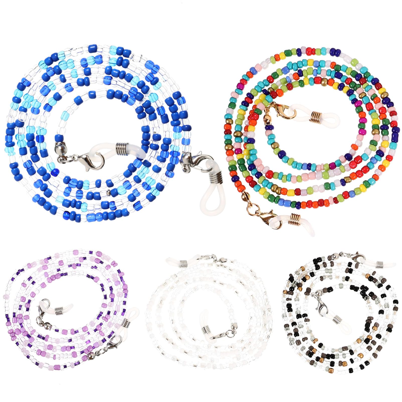 Sonnenbrillen-kettenband Brillenhalter Brille Anti Augenkette Brillen Band Brillenbänder Maskenhalter Um Den Hals Perlenbesetzte Brillenkette Glasperlen