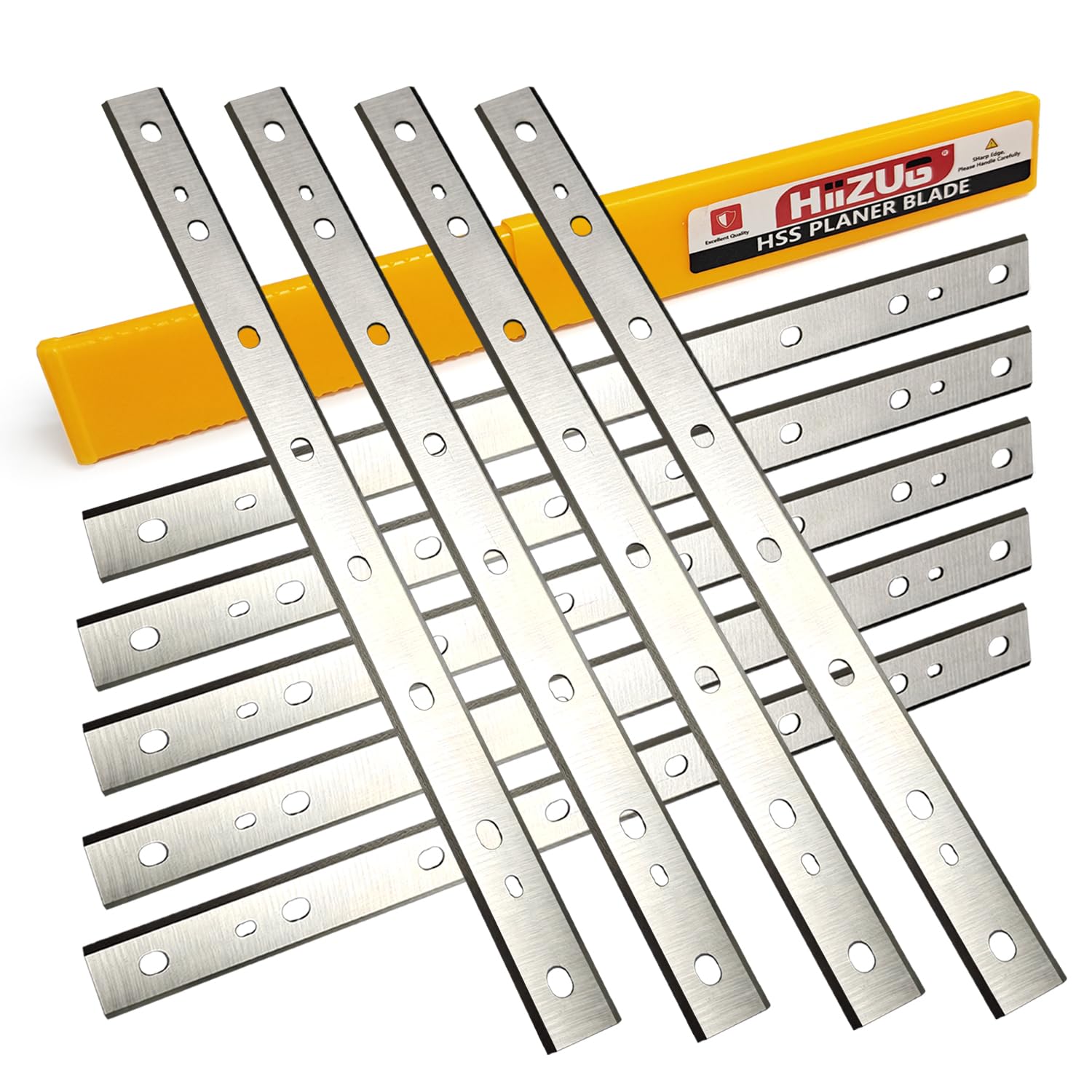 Cuchillas cepilladoras HSS de 33 cm para cuchillas de repuesto DeWalt DW735 DW735X Planer DW7352, 13-1/8 x 7/8 x 1/16 pulgadas, 9 unidades