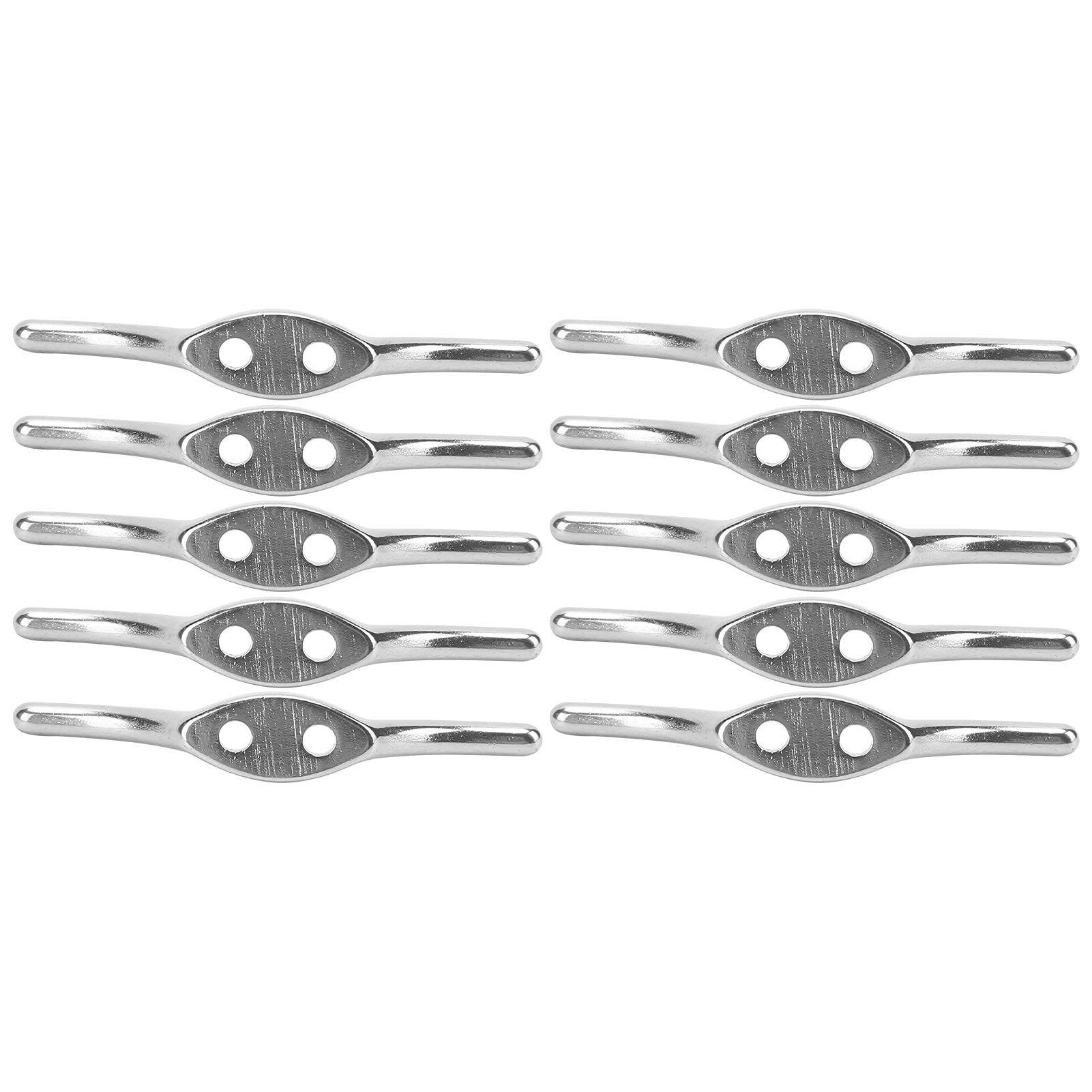 Rope Cleat, Dock Cleats 2in Stainless Steel Flagpole Rope Cleats with Mounting Screw Boat Cleats Boat Rope Cleats Hook