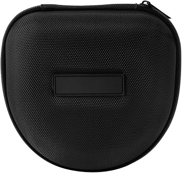 Malayas Marshall Helmet Case, EVA Travel Bag Hard Case Compatible with Marshall Major I/Major II/Mid Bluetooth On-Ear Head/Foldable Headphones (Black)
