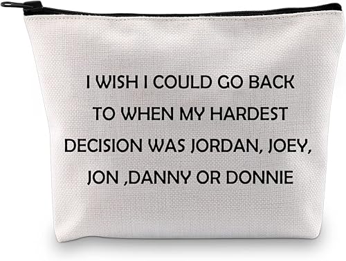 Regalo inspirado en el grupo de música, banda de música, regalo para fanáticos, bolsa con cremallera, regalo de celebridades, bolsa de maquillaje