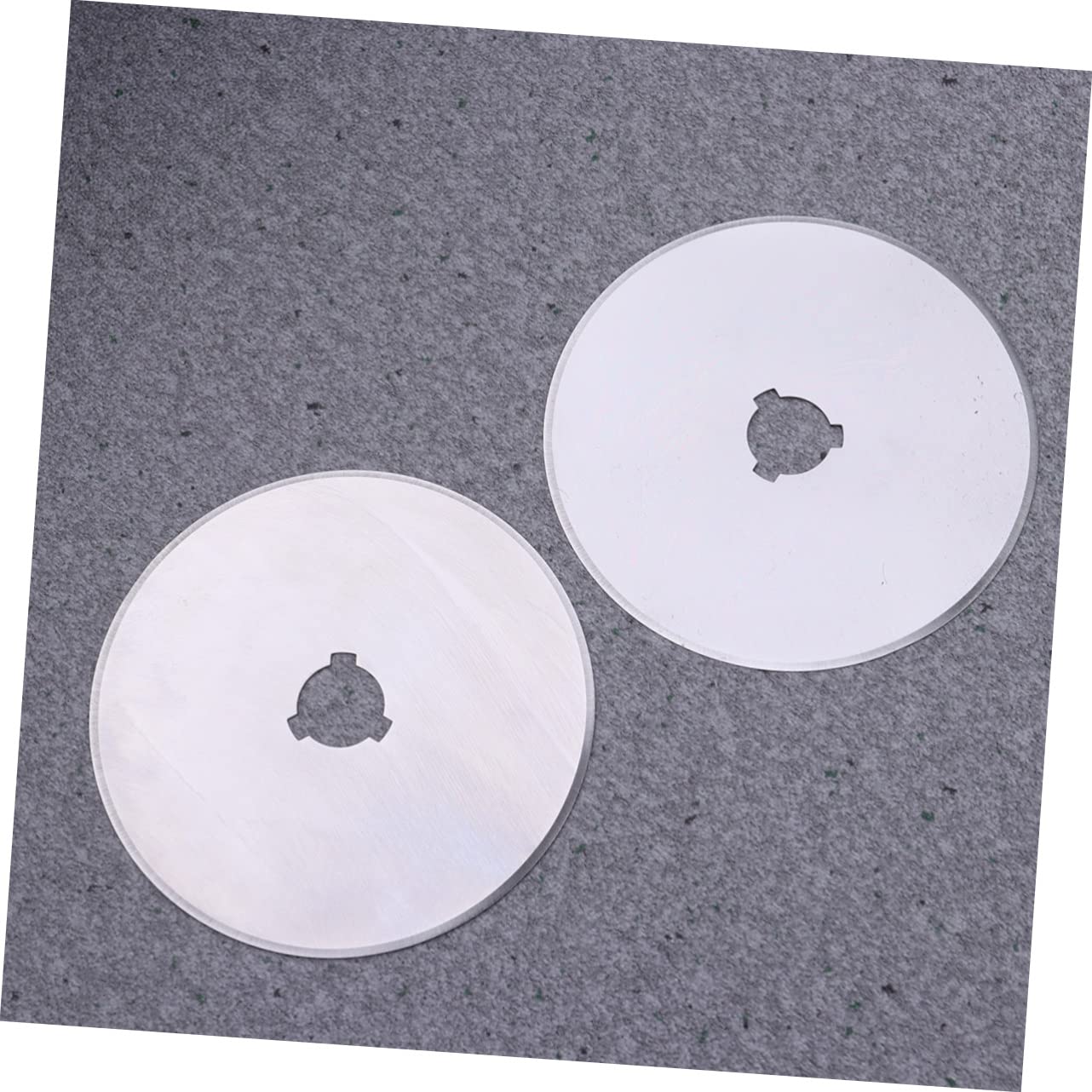 Operitacx 10 Piezas cuchillas redondas cuchillas rotativas acolchado baul almacenamiento baul almacenaje cubertería 60 mm hoja redonda