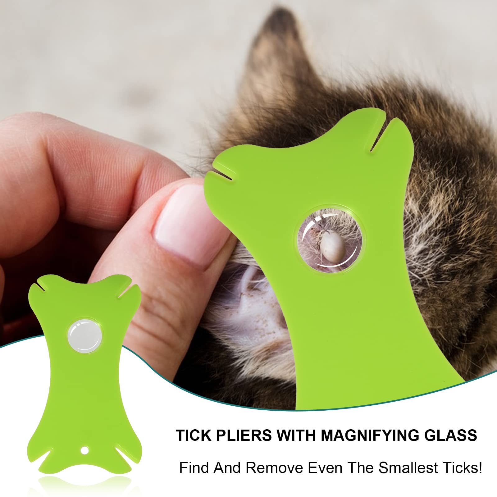 Set Pinze Per Zecche 9 In 1 - Con Custodia Per Rimozione Zecche Cani E Umani - Foto 7