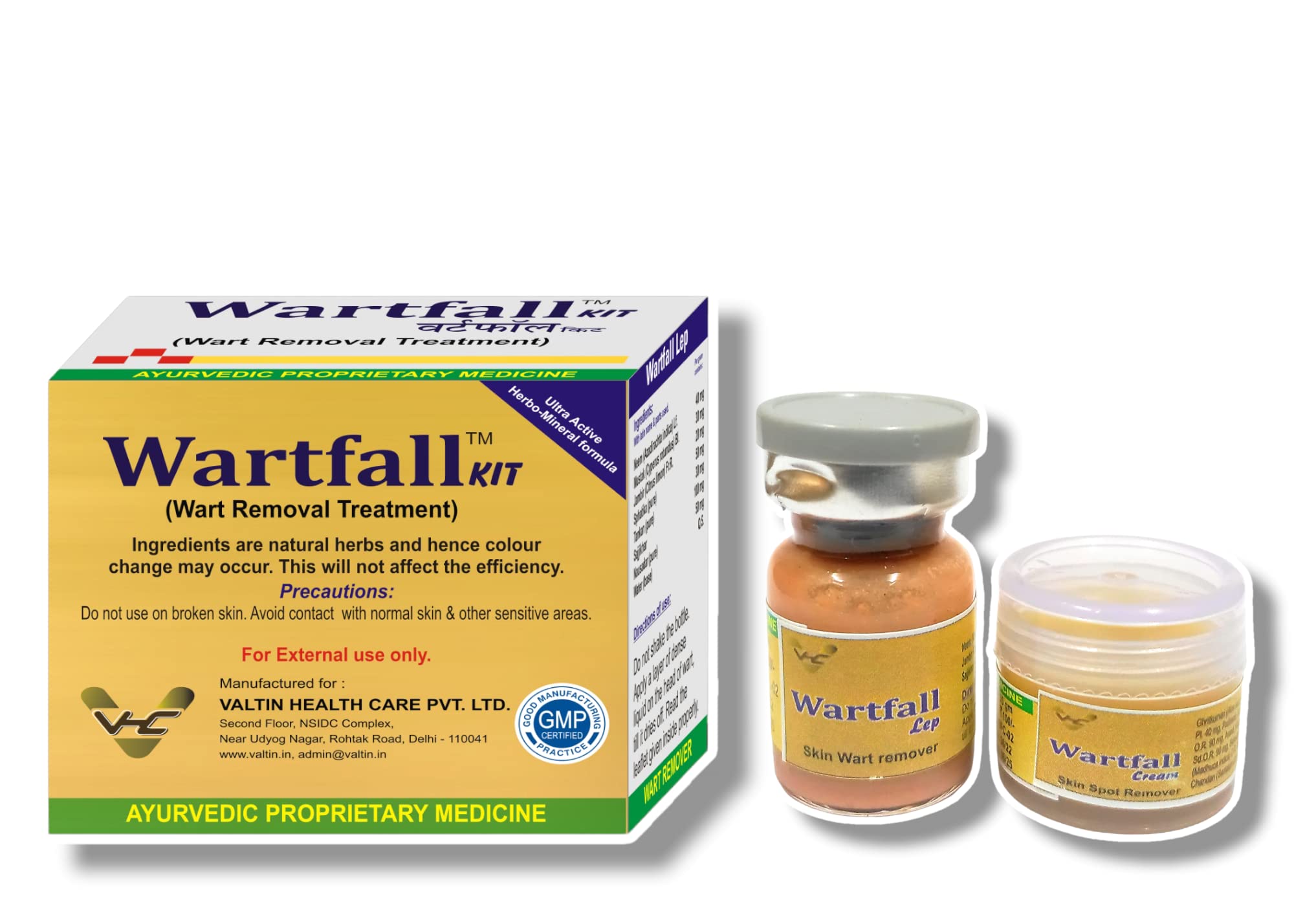 WARTFALL™ Herbal Wart Removal Cream | Fast-Acting Formula | Eliminates Warts & Scars | Herbo-Mineral Blend | Complete Wart Removal Solution | For Men & Women | 5 ml Lep + 5 gm Cream | Pack of 1 (B0CZTV29XX) Amazon Price History, Amazon Price Tracker