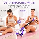 Upgraded Durable Pedal Resistance Band with Handle, Thickened Latex Tubes and Soft Foam Fabric Foot Pedal, Sit Up Exercise Equipment for Abdomen, Waist, Arm, Core/ABS, Leg, Physical Therapy