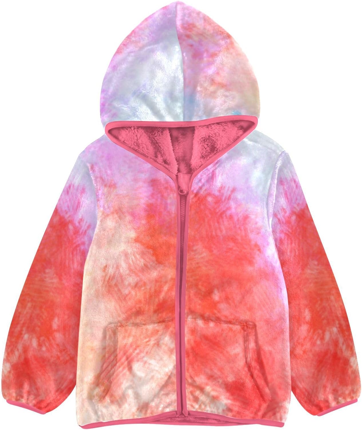GuoChe Colorful Messy Baby Fleece Jacket