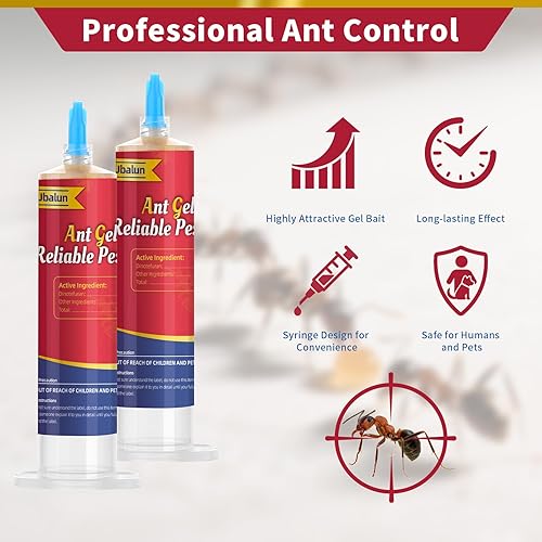 Miniatura 2 de Cebo de Gel para Hormigas Listo para Usar, Control de Hormigas para Uso en Interiores y Exteriores - 1 Tubo de 30 Gramos