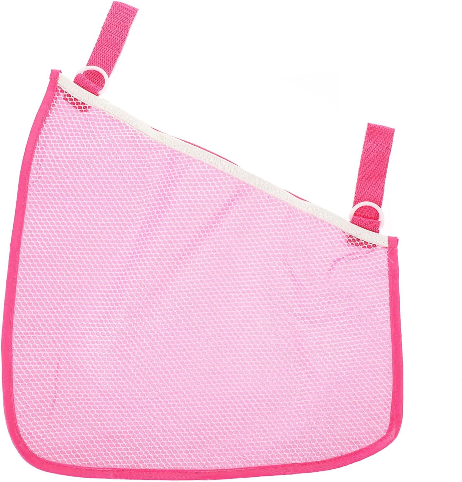 2pcs Stroller Net Storage Bags Stroller Hanging Storage Pouch for Diapers Pacifier Milk Bottle Pink