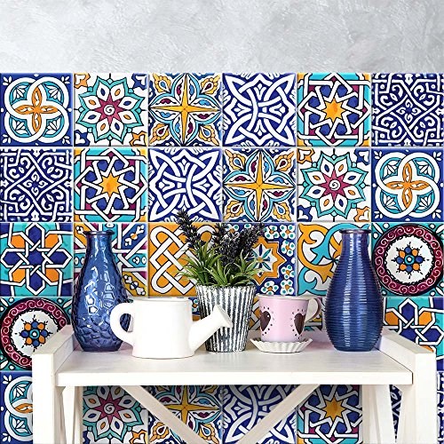 RE-COVERTILES, Tile Stickers for Bathroom and Kitchen 24 Pcs 10x10 cm - Image 3