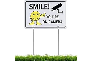 Smile Your On Camera Yard Signs