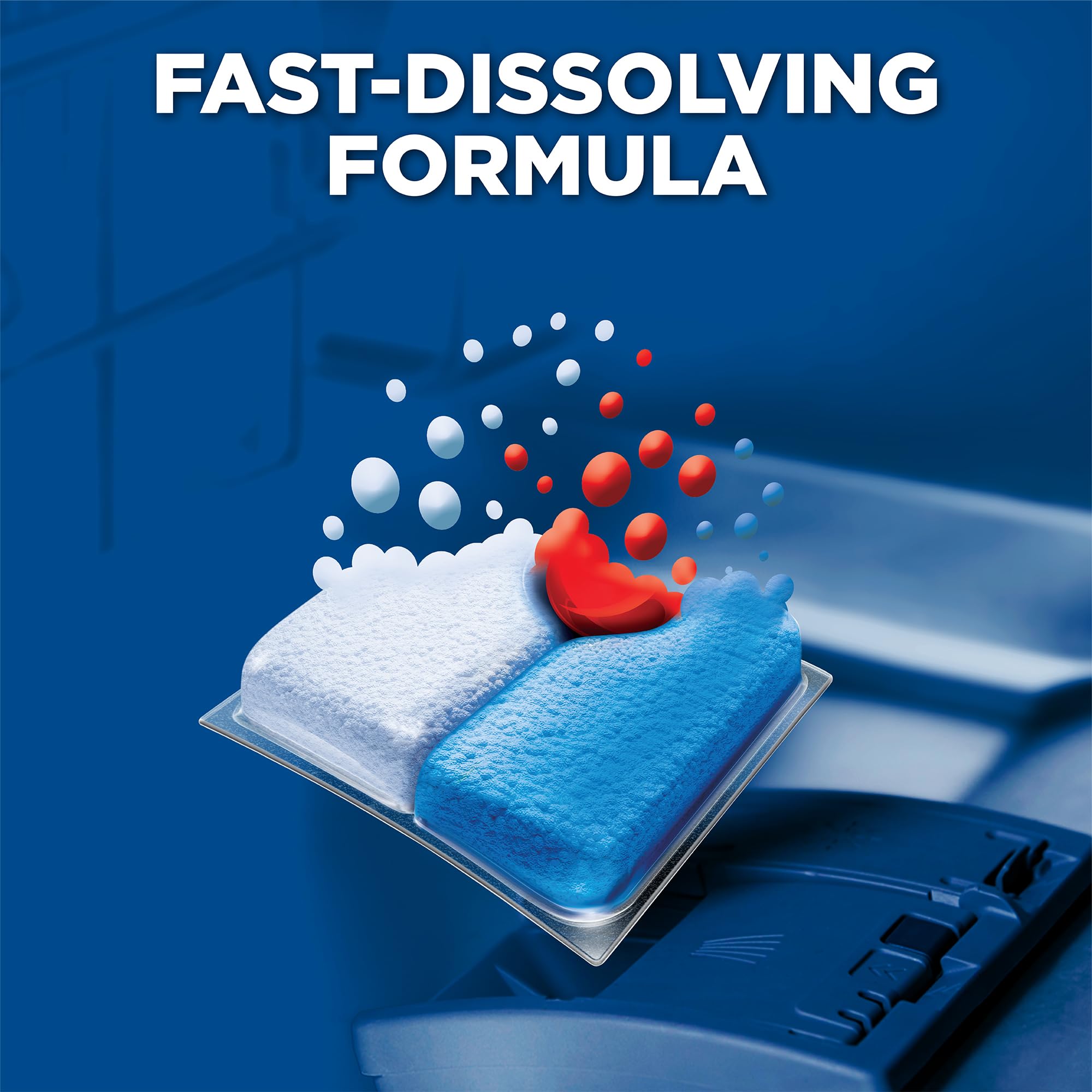 Finish 50 Tablets, Powerball Quantum All in 1 Max Dishwasher Tablets |Best ever Clean & Shine | World's #1 Recommended Dishwashing Brand (520g) 1