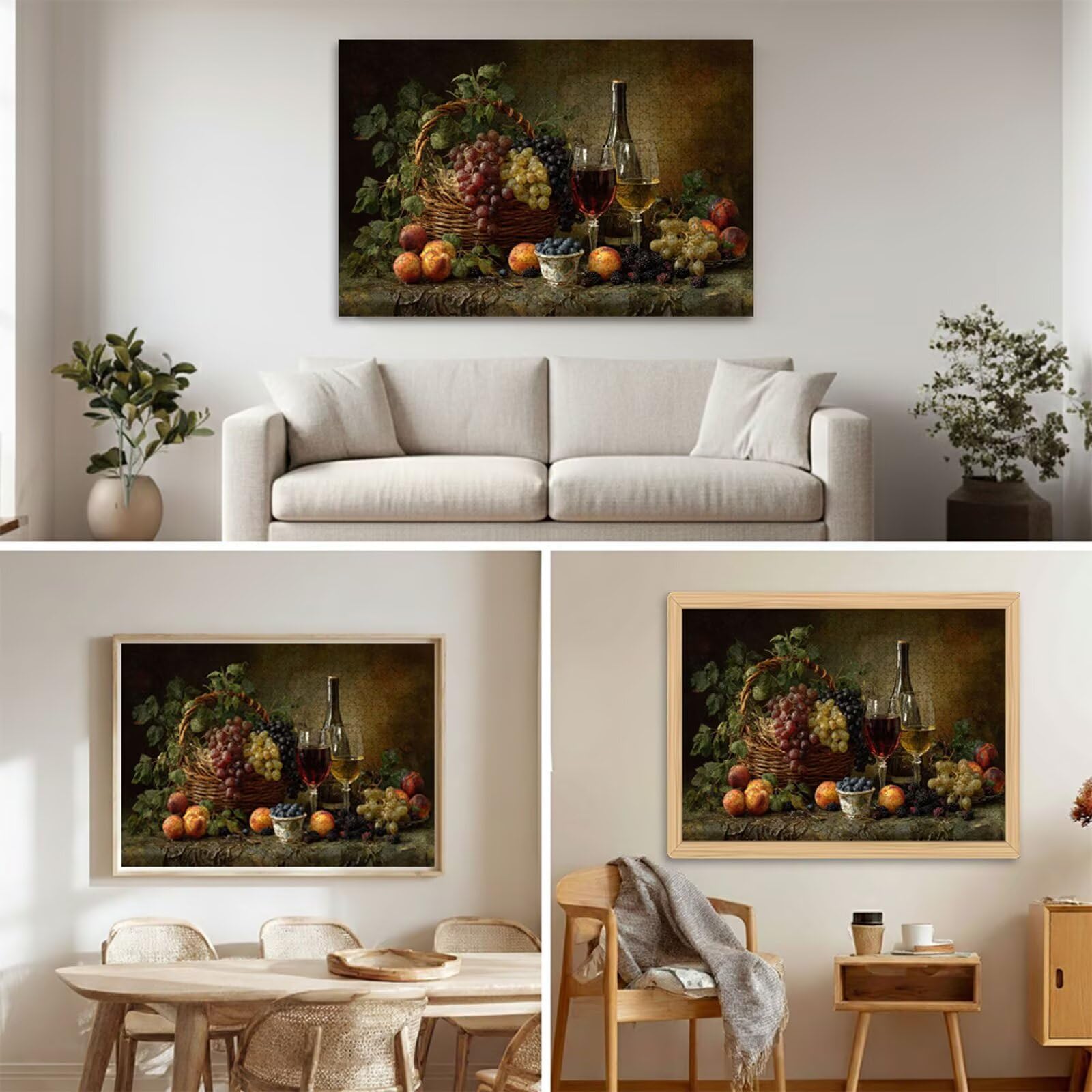 Puzzle 1200 Piezas Adultos Cocina & Espíritu, Rompecabezas con Letras Traseras y Póster, Pasatiempo Antiestrés, Decoración de Pared, Regalo Decorar Mujer Hombre 75 x 50 cm (14 Años +) P3#418
