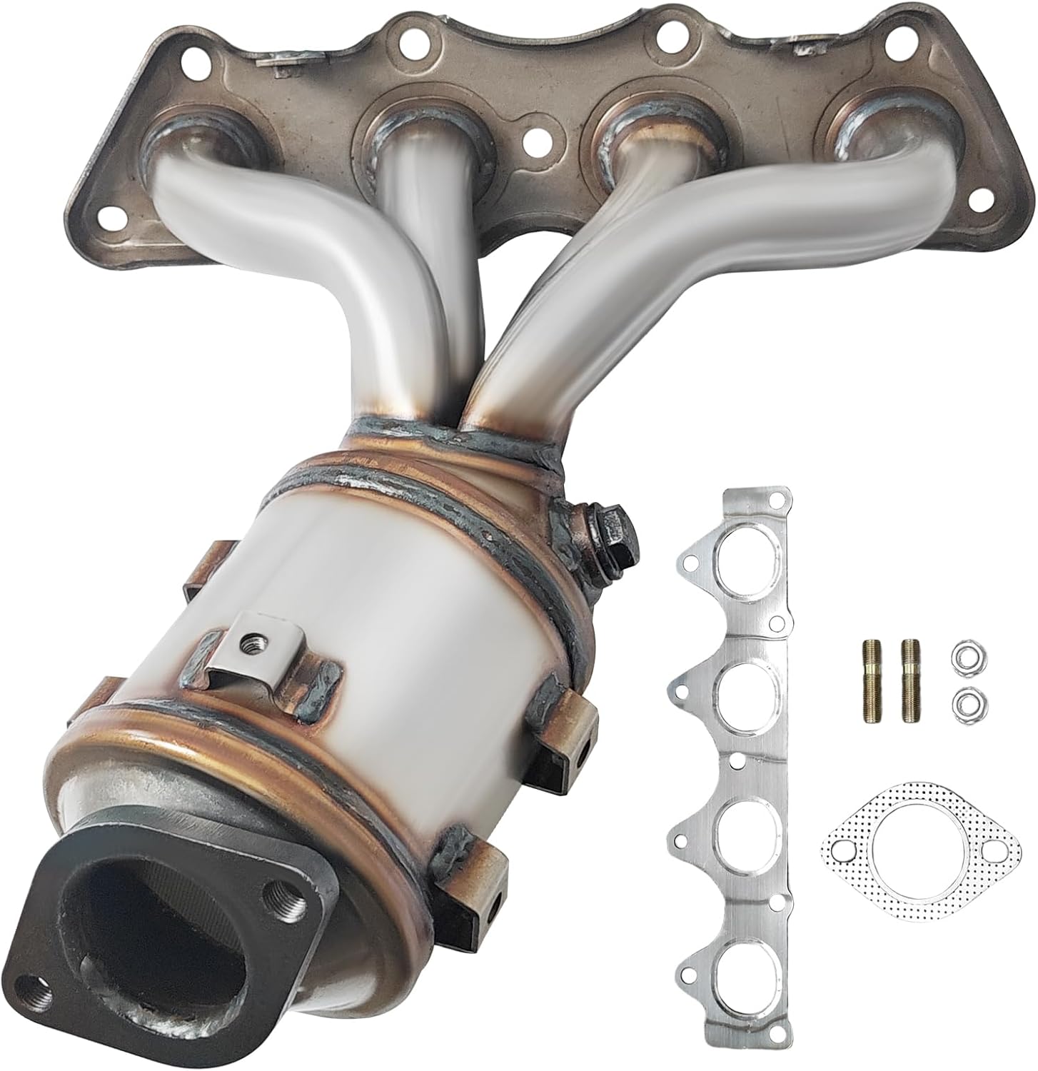 Exhaust Manifold Catalytic Converter Compatible with Hyundai Accent 2012-2017 1.6L(OEM/OBD-Ⅱ Replacement Catalytic Convertor)