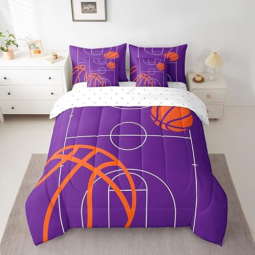 Miniatura 33 de Feelyou Juego de ropa de cama de fútbol americano tamaño Twin de 7 piezas, patrón de balón de fútbol americano para niños, niñas y adolescentes,