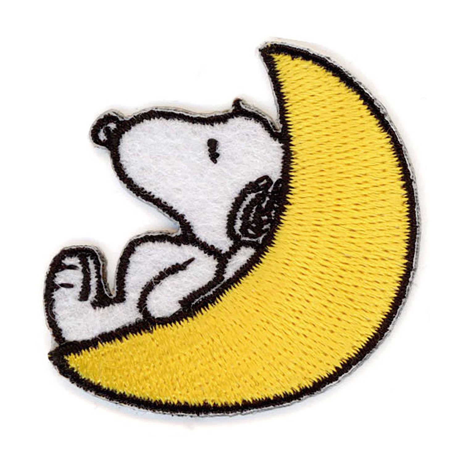 Amazon.co.jp: ミササ PEANUTS スヌーピー シールワッペン 月 40×40