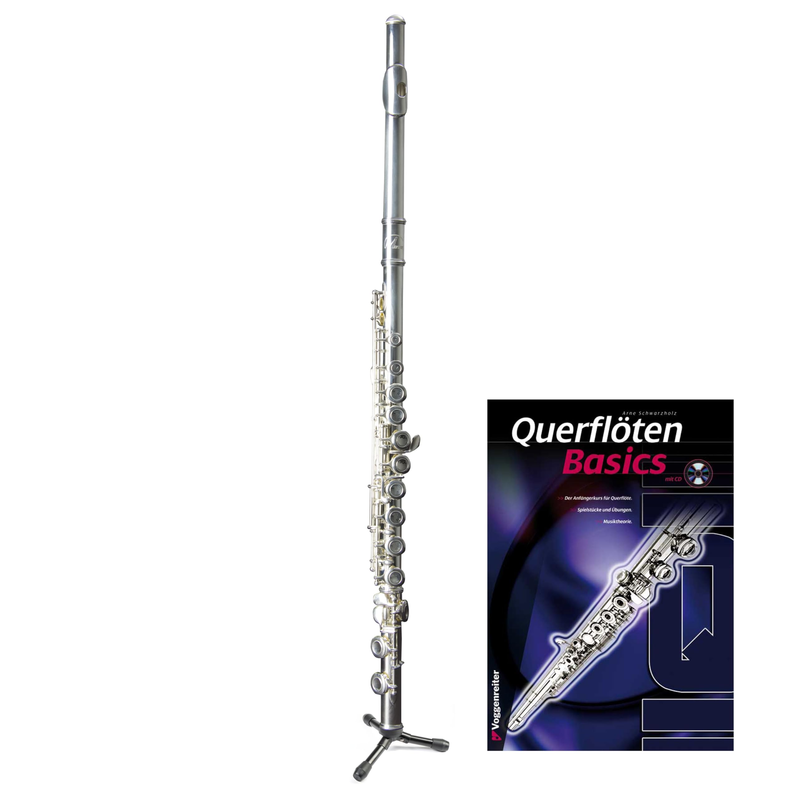 Monzani MZFL-133 C-Querflöte - - Jeu de flûtes-Set