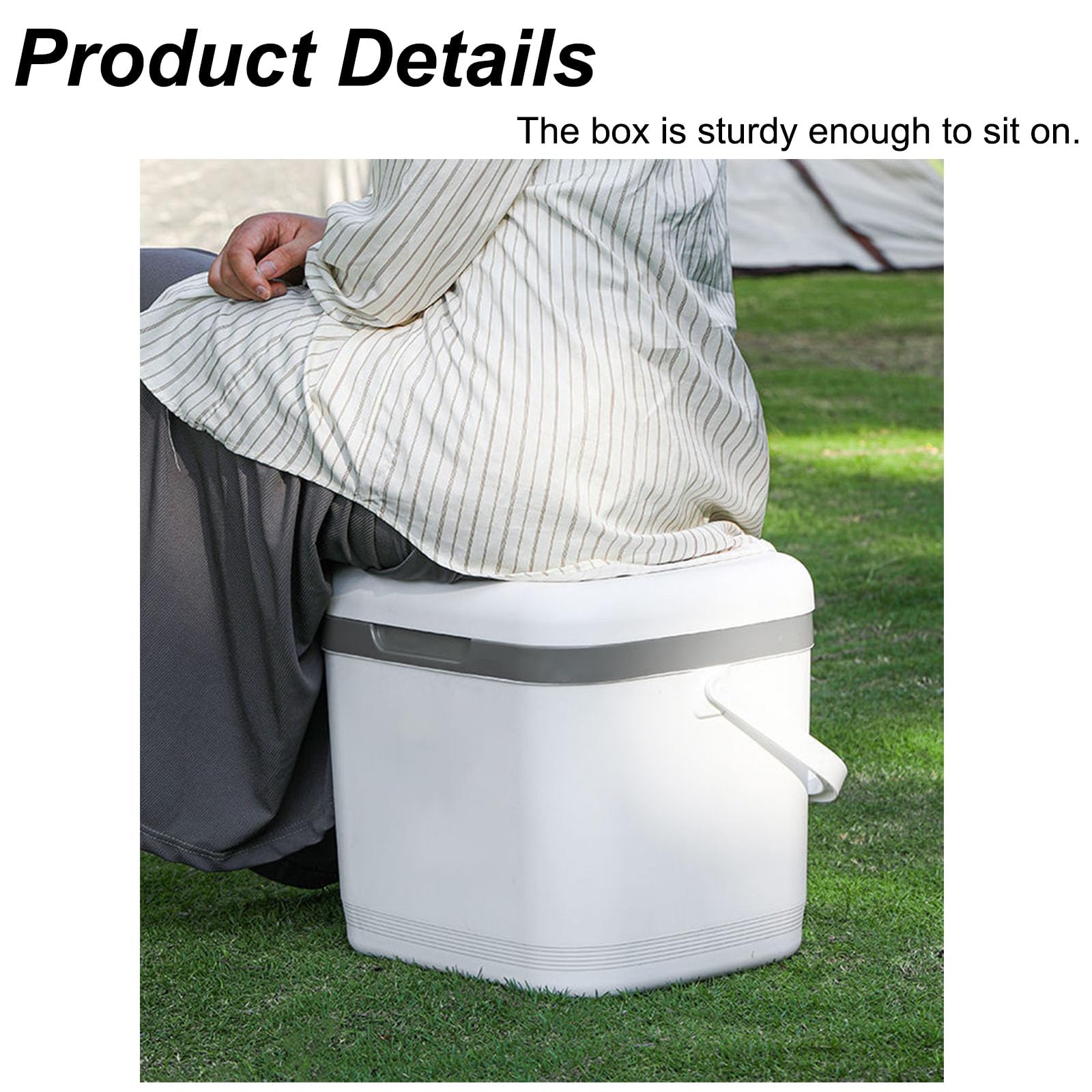 5L Cool Box, Contenitore Termico, Frigo Portatile, Thermobox, Scatola Termica per il Trasporto di Alimenti, Freddo Per Picnic Auto Spiaggia Viaggio Pasti All Aperto,7.5*10.2*6 in(Color:Verde)