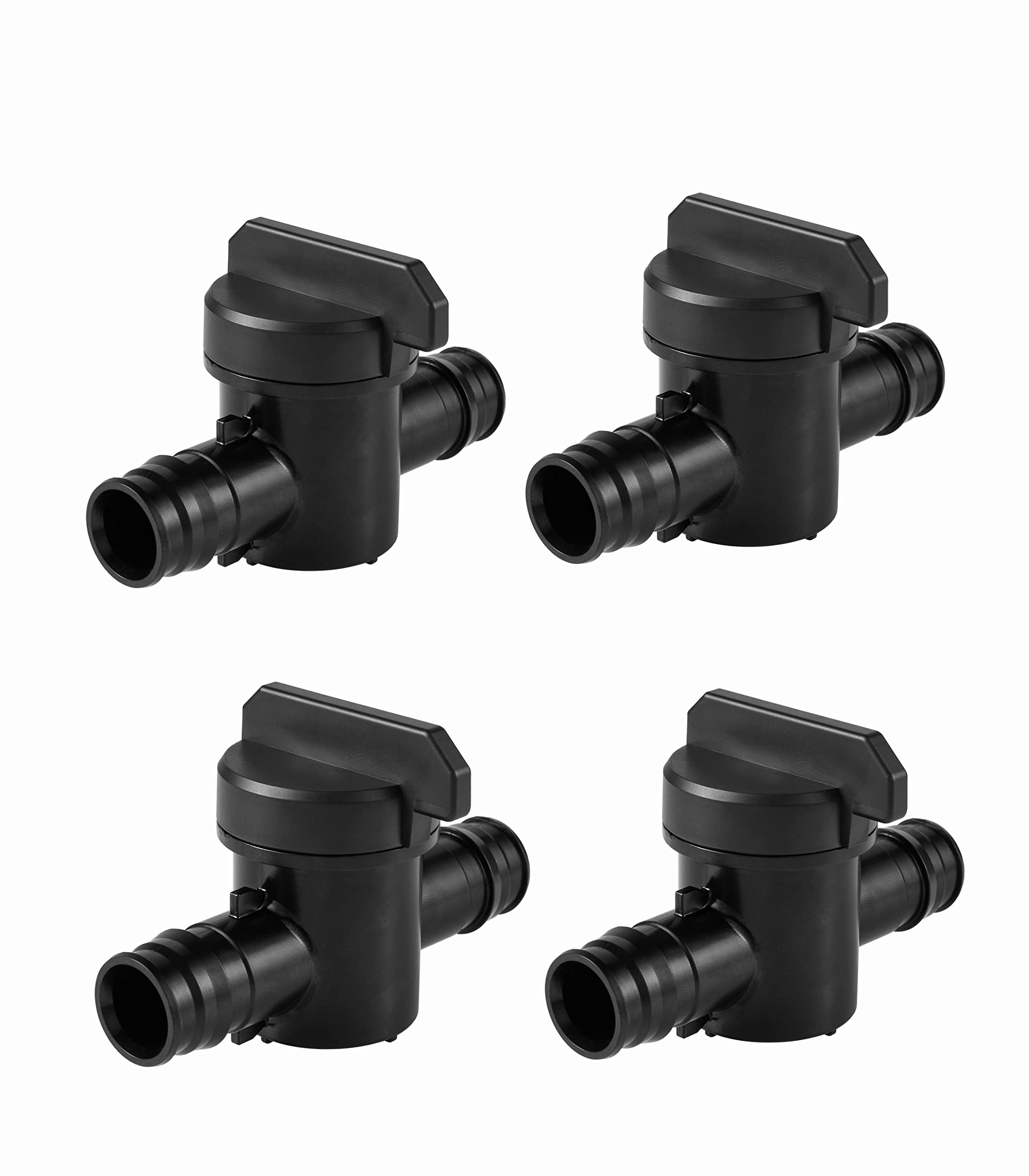 EFIELD Poly PPSU Pex-A Expansion - Válvula de Bola Conectores de Puerto Completo de 3/4 x 3/4 Pulgadas Solo para Conexión de Tubo Pe-A, ASTM F1960