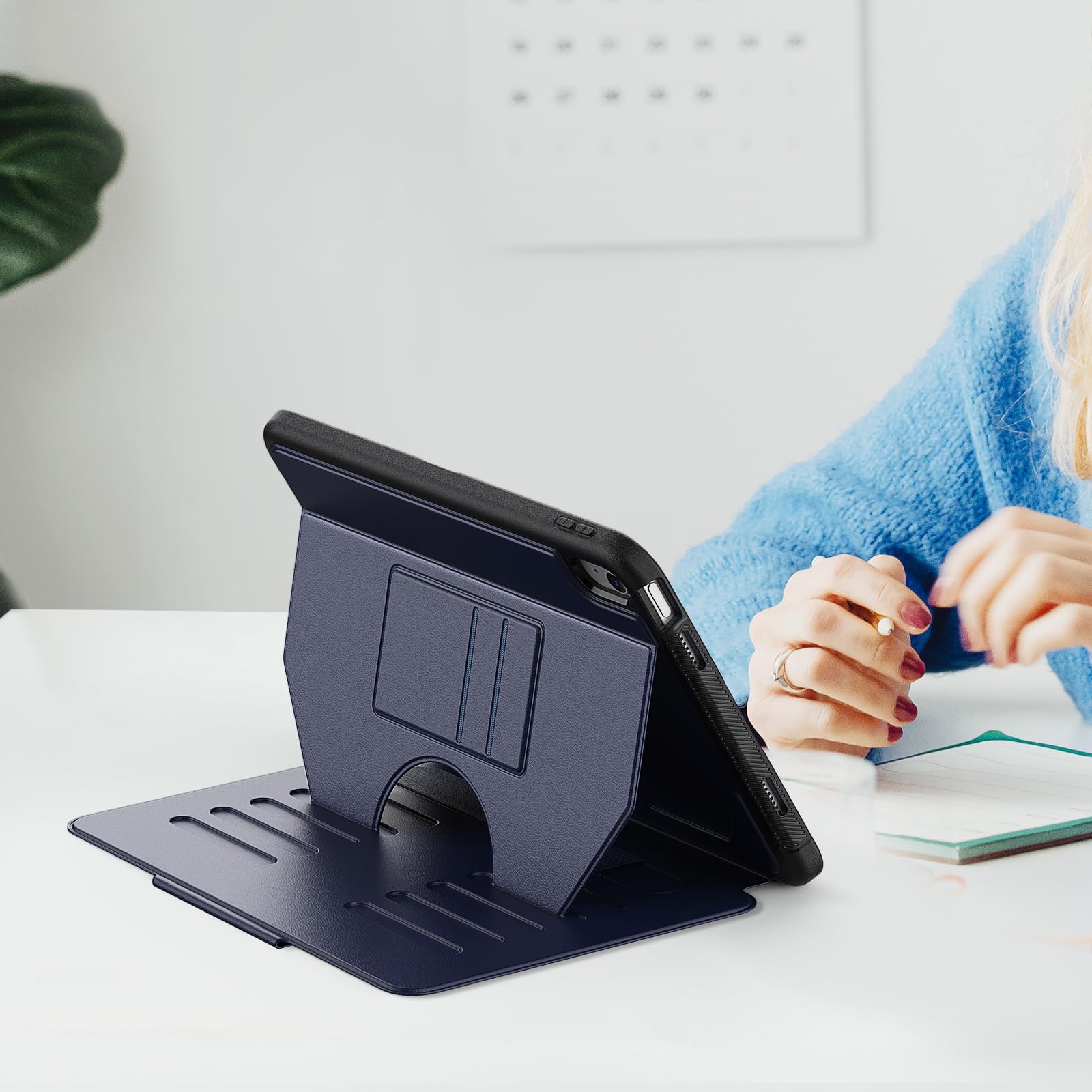 Custodia magnetica A16 per iPad da 10,9 pollici, iPad 11a/10a generazione (A16), sottile, con forte supporto magnetico per penna [Auto Sleep/Wake], cover 11°/10° generazione, supporto