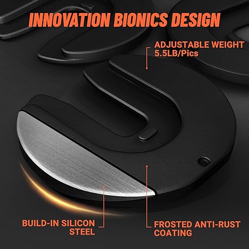 Miniatura 2 de 2555 lbs Pair Adjustable Dumbbell Set, Adjust Dumbbell Weight for Exercises Pair Dumbbells for Men and Women in Home