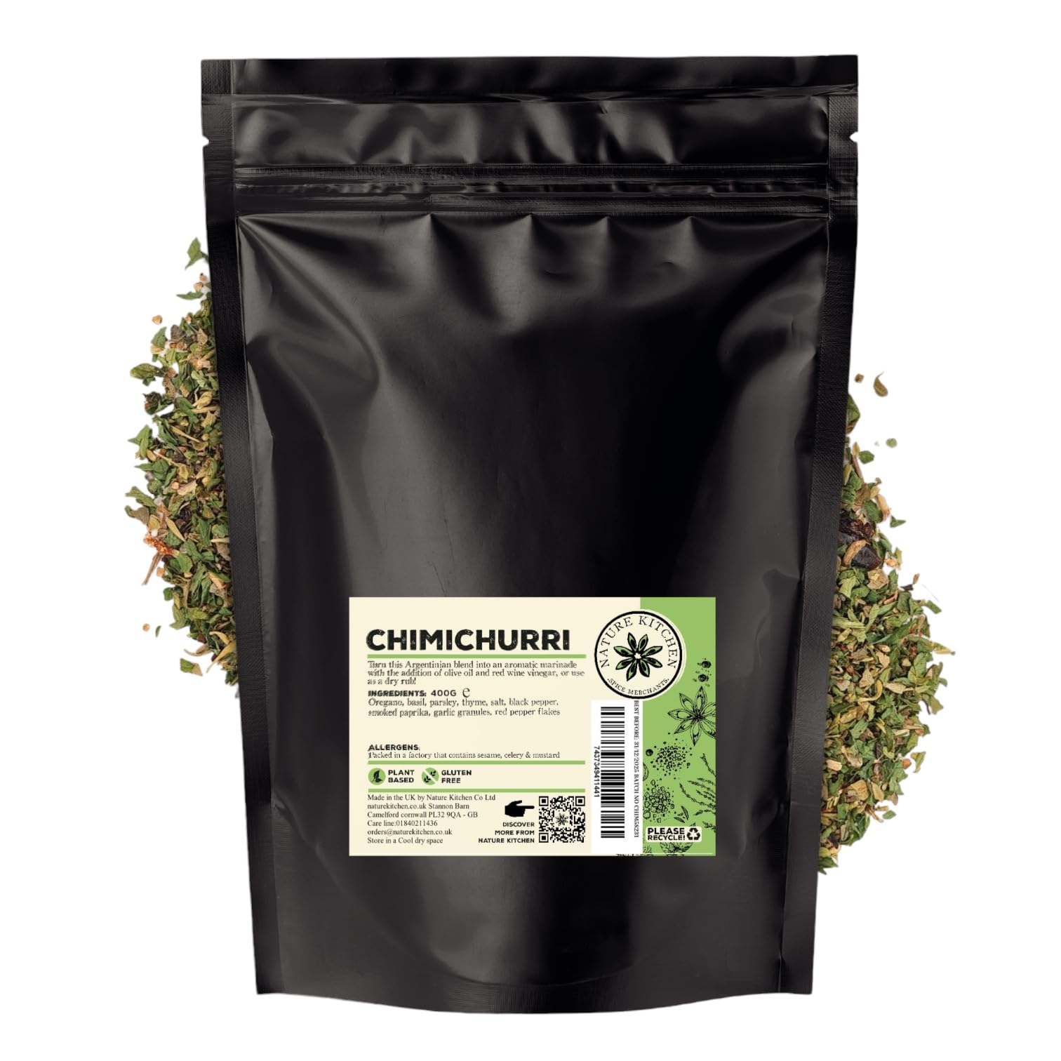 Nature Kitchen Shawarma Seasoning 500g Mild, Premium Middle Eastern Spice Blend, Gluten Free, Vegan Seasoning for Kebabs, Chicken, Wraps, Marinades and Everyday Cooking — view 21