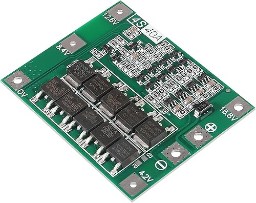 Miniatura 5 de 6 unids mejorado 4S 40A 16.8V 18650 batería de litio placa de protección PCB BMS cargador protección circuito equilibrio módulo de carga