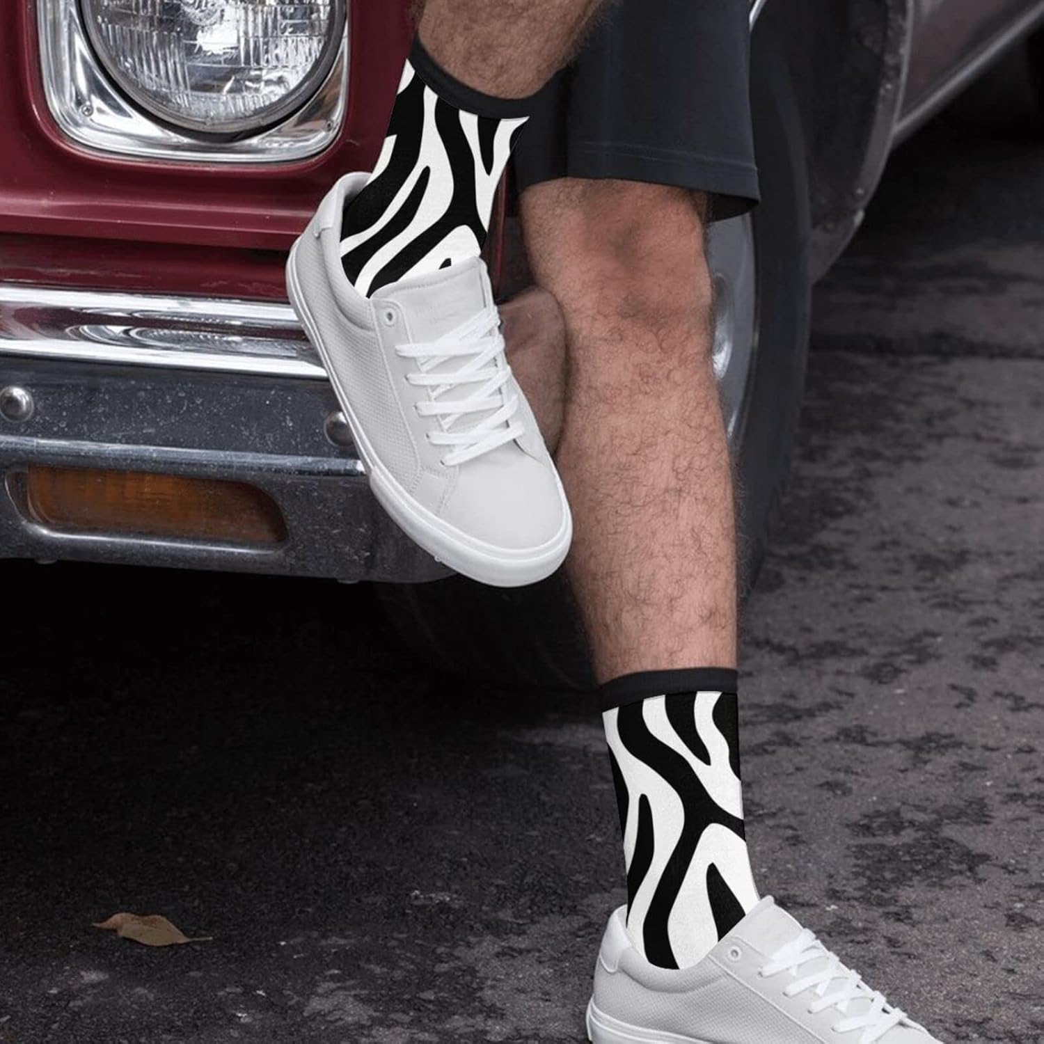 Funny Novelty Crazy Crew Tube Socks, Men'S Women'S Casual Dress Socks - Image 5