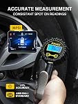 AZUNO Gonflateur numérique avec jauge de pression, 200 PSI, Lourds Air Accessoires pour compresseurs, avec ou sans tuyau Air Coupleur Chuck et Quick Connect (standard)