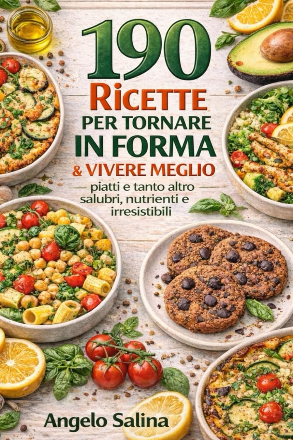 190 Ricette anti fame per Tornare In Forma e Vivere Meglio: piatti e tanto altro-salutari-nutrienti e irresistibili