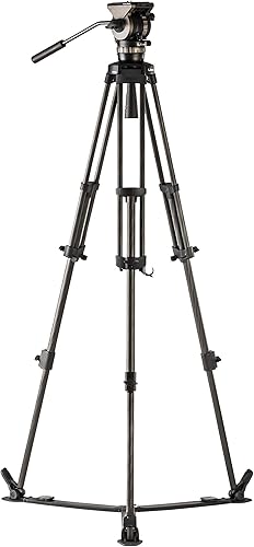 Trípode de fibra de carbono de 3 secciones NX-300C con cabezal NH30 y esparcidor de tierra