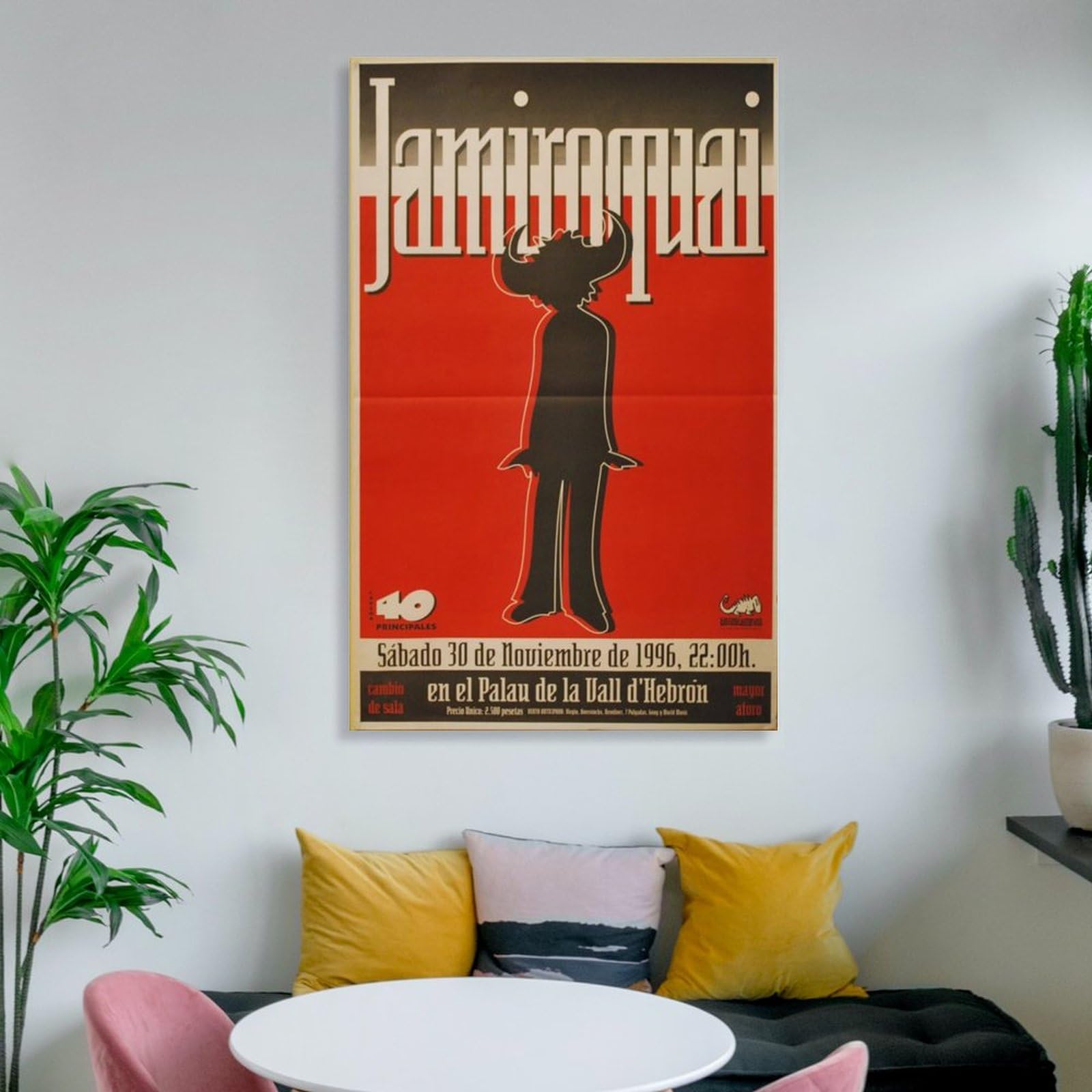 RYJFRYTRY Jamiroquai 1996 Concert Vintage MusicFashion Poster
