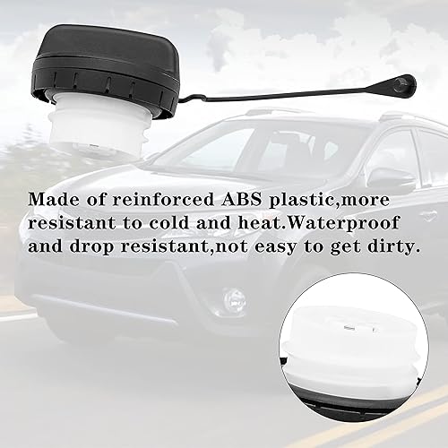 Miniatura 6 de Tapa de gasolina 77300-06040 para Toyota 4Runner Avalon Camry Corolla Fj Cruiser Highlander Land Cruiser Matrix Sequoia Sienna Tacoma Tundra Venza,