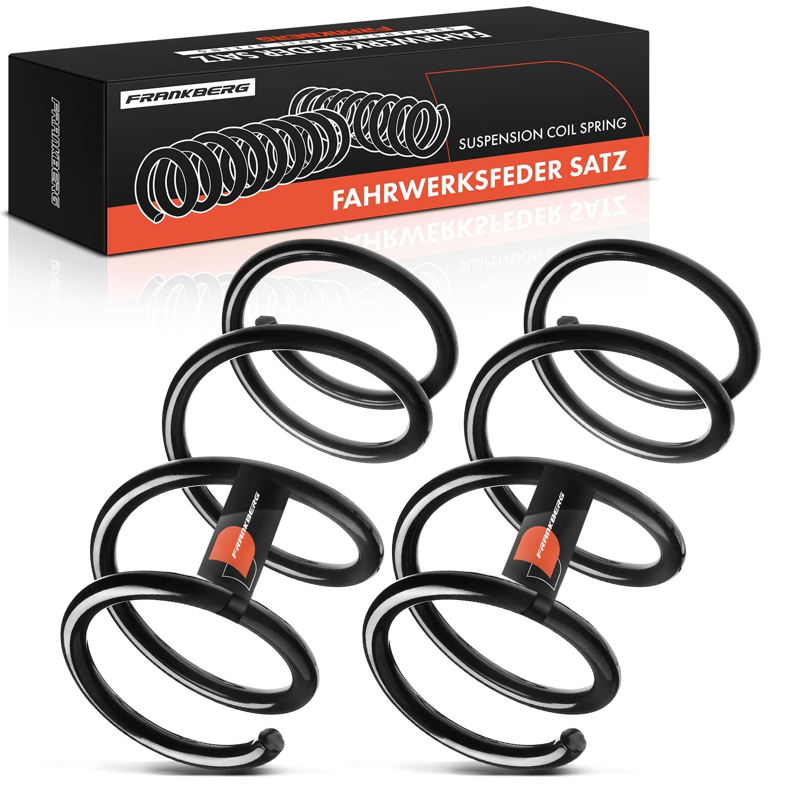 Frankberg 2 ressorts de suspension pour essieu avant 8200948654