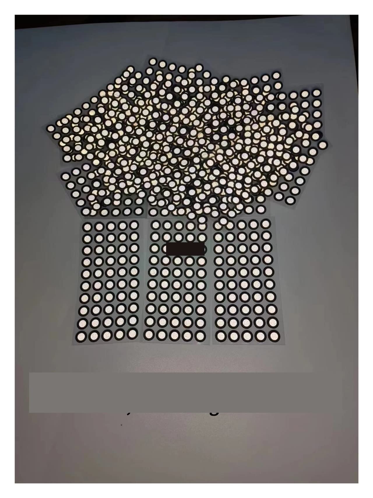 Ręczny skaner 3D Wewnętrzna kula magnetyczna Odblaskowe logo/znacznik/logo 1000 punktów(1000 Points-02)