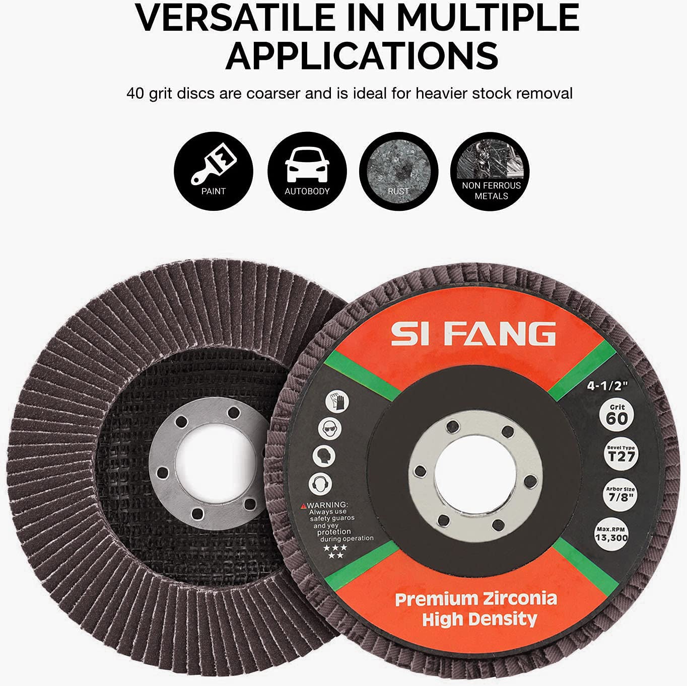 Flap Discs 240 Grit - Angle Grinder Abrasives -6