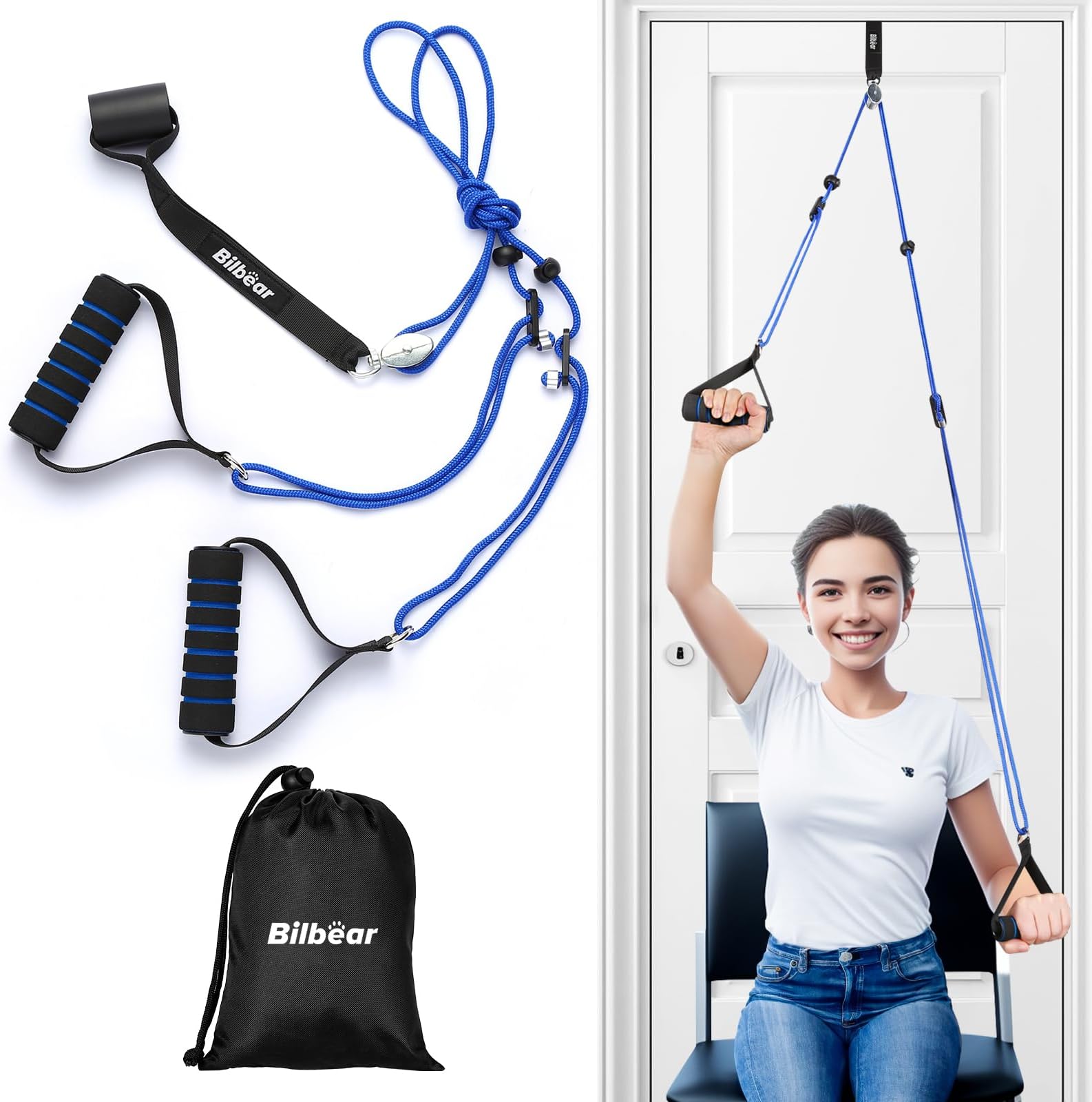 Bilbear Over The Door Shoulder Pulley for Physical Therapy