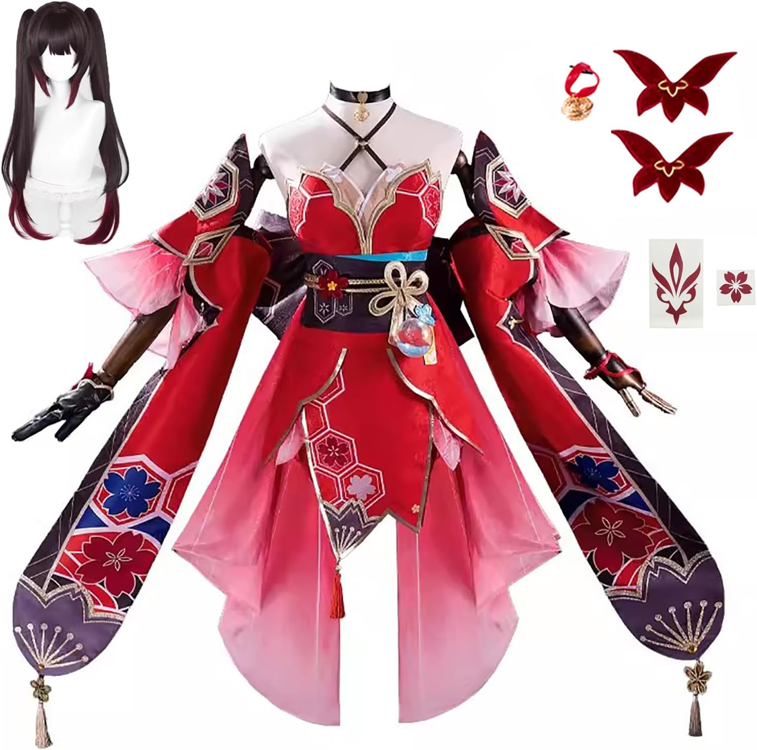 Sparkle Cosplay Costume, Honkai Star Rail Outfit Game Fighting Suit for Women