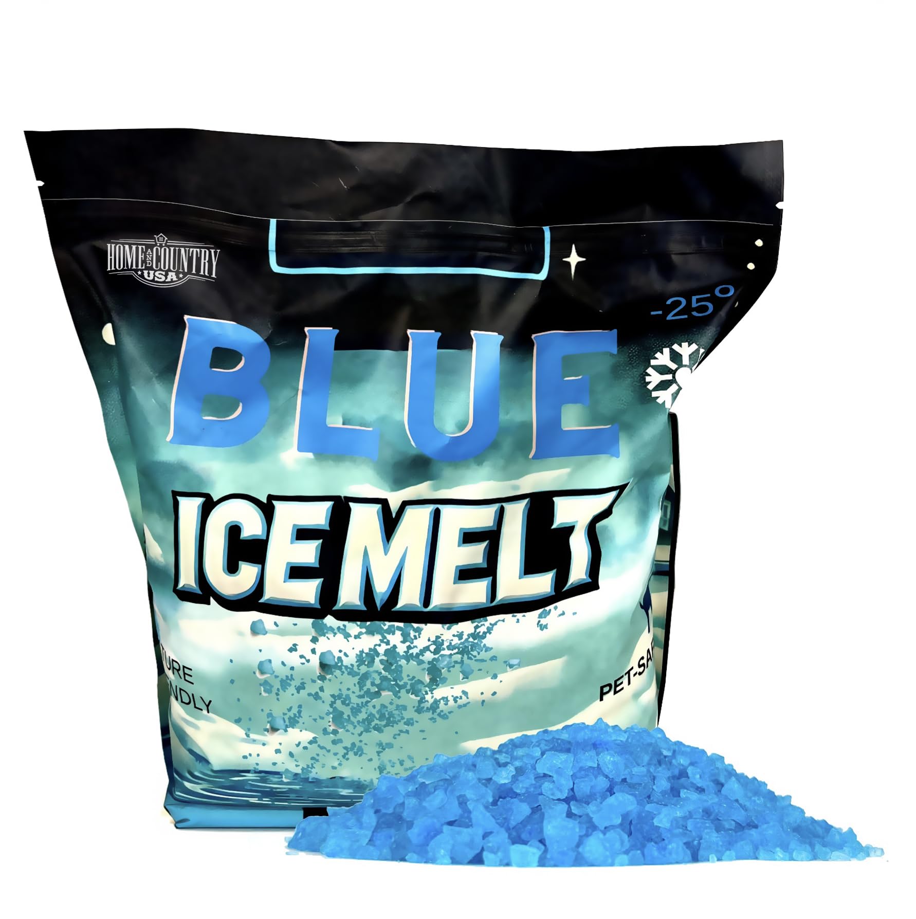 Ice and Snow Melt 8 lb Bag CMA Blended Magnesium Chloride Ice
