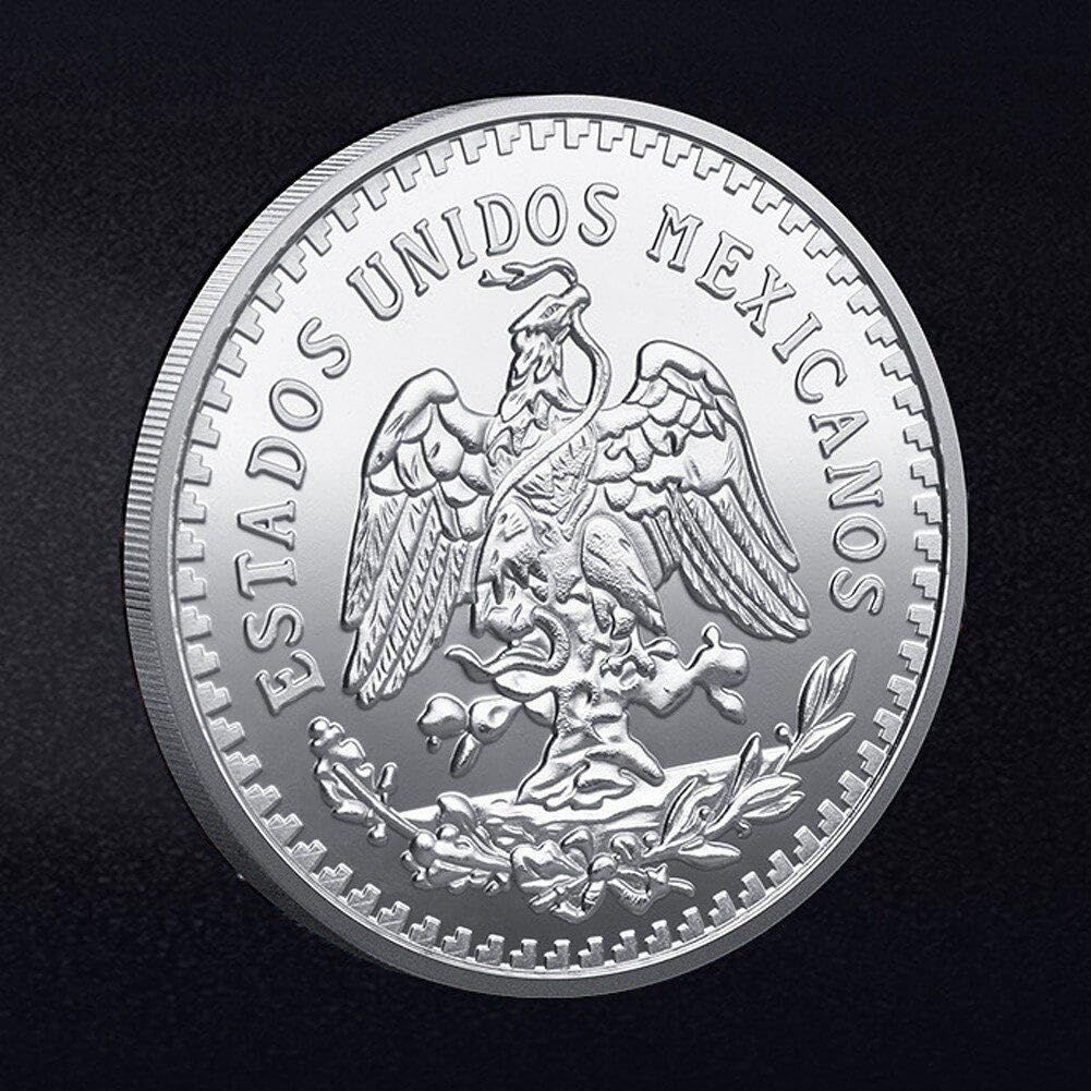 Pièce Commémorative Déesse De La Victoire – Aigle Mexicain Serpent – Argent – Décoration Ou Cadeau Collectionneur