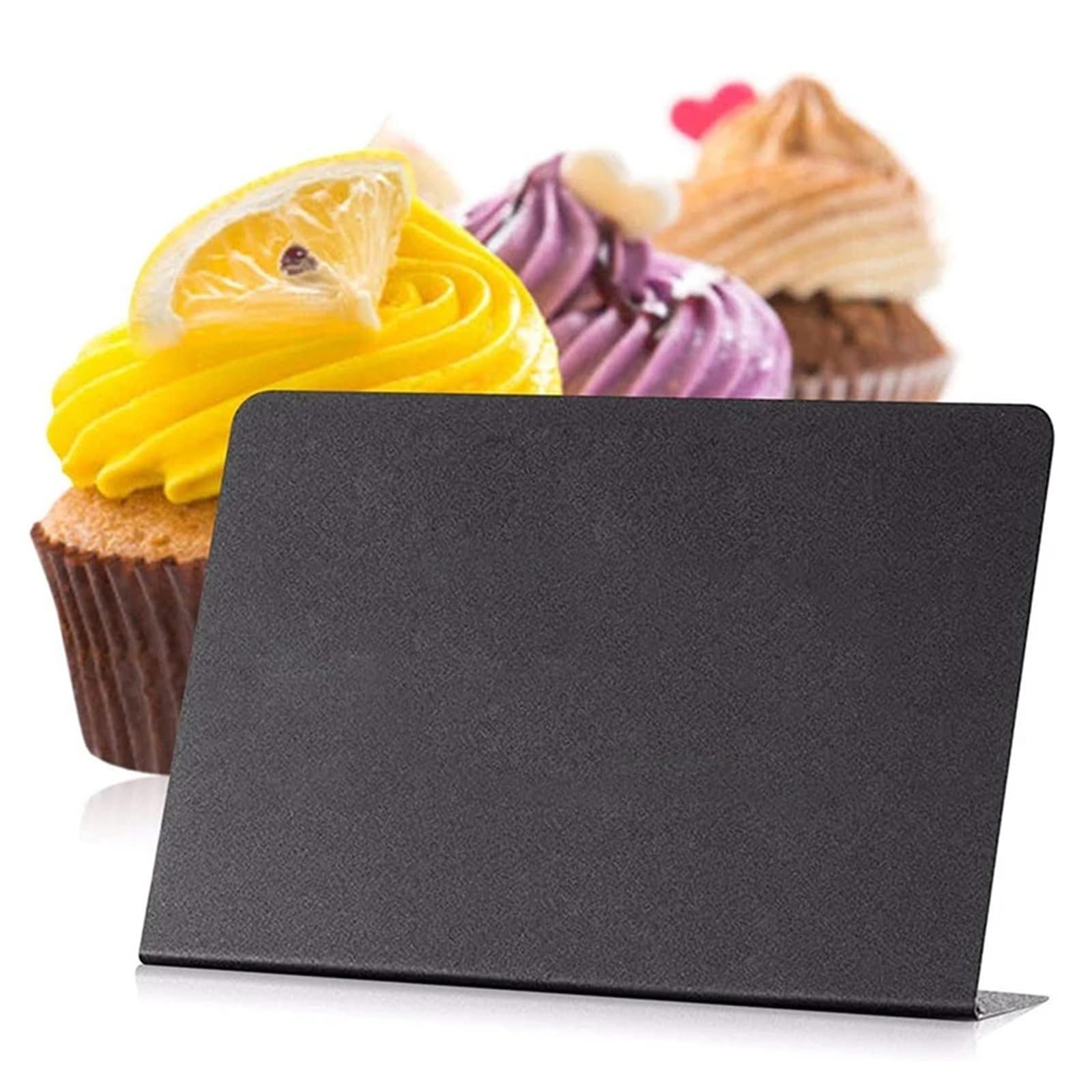 Mini-Kreidetafel-Schilder, 24/48 Stück, handgeschriebene Mini-Kreidetafel-Schilder: wiederverwendbare leichte Tischplatten für Menüständer und Buffet-Etiketten (48 Stück)