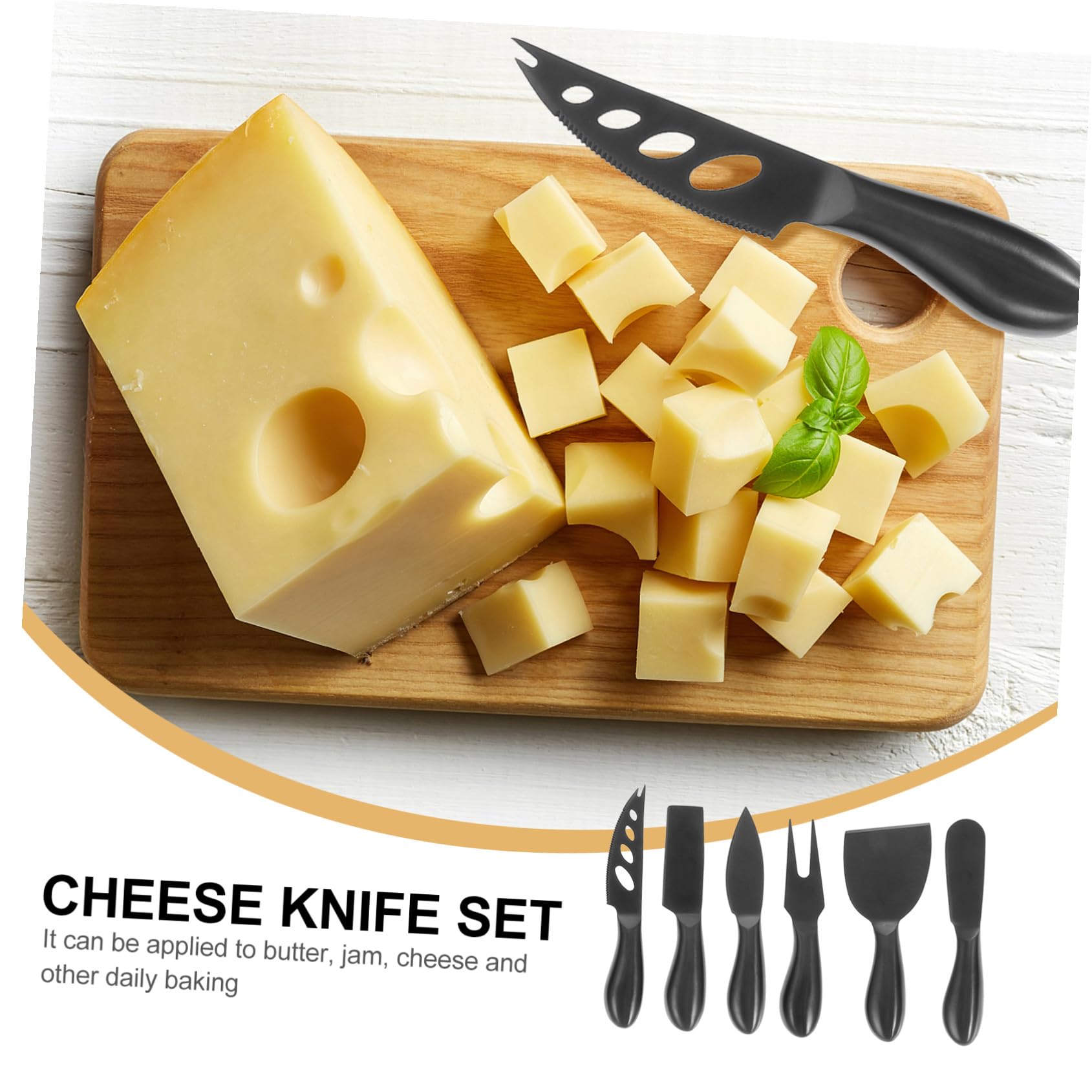 6 Stück Teiliges Edelstahl Käsemesser mit Ergonomischen Griffen Vielseitige Käseschneider für Haushalt und Gastronomie Rostfrei Leicht zu Reinigen und Sicher Handhabung